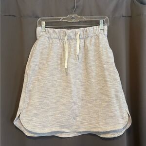 Lululemon Athletica Light Gray Skirt